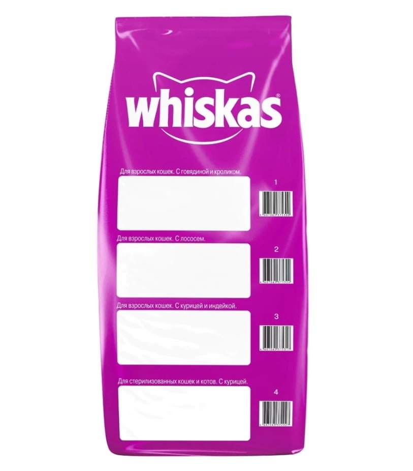 Whiskas корм для взрослых стерилизованных кошек