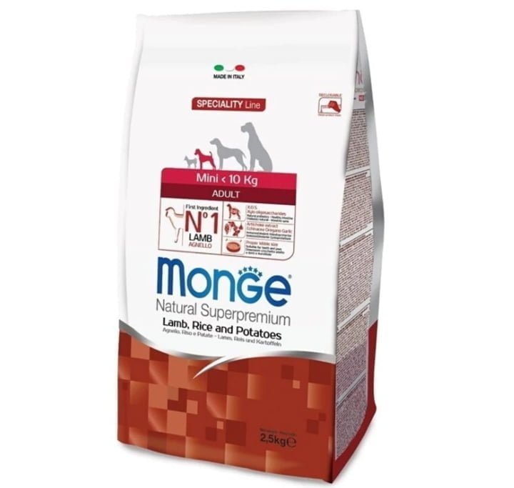 Monge Speciality Line, ягненок с рисом и картофелем 7,5 кг
