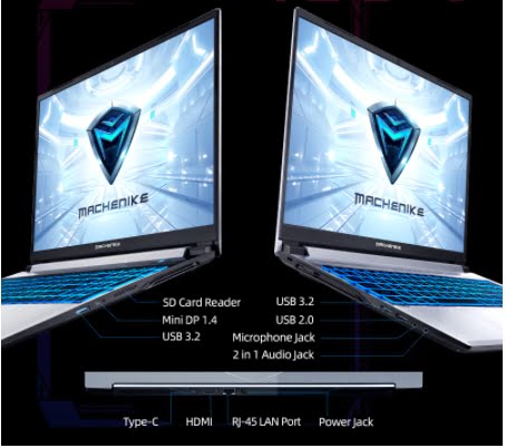 Игровой ноутбук MACHENIKE I5-11260H GTX1650