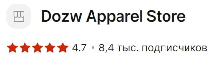 Dozw Apparel Store
