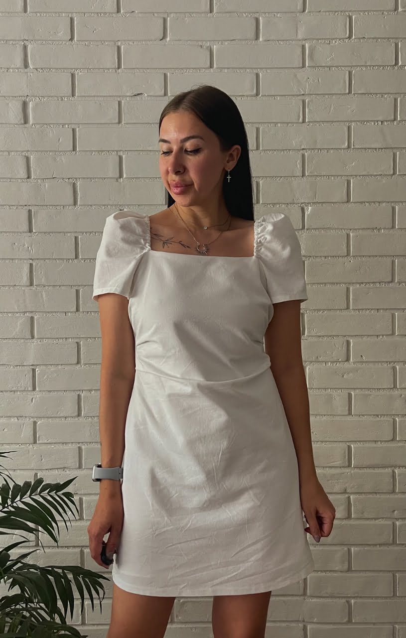 Платье из хлопка