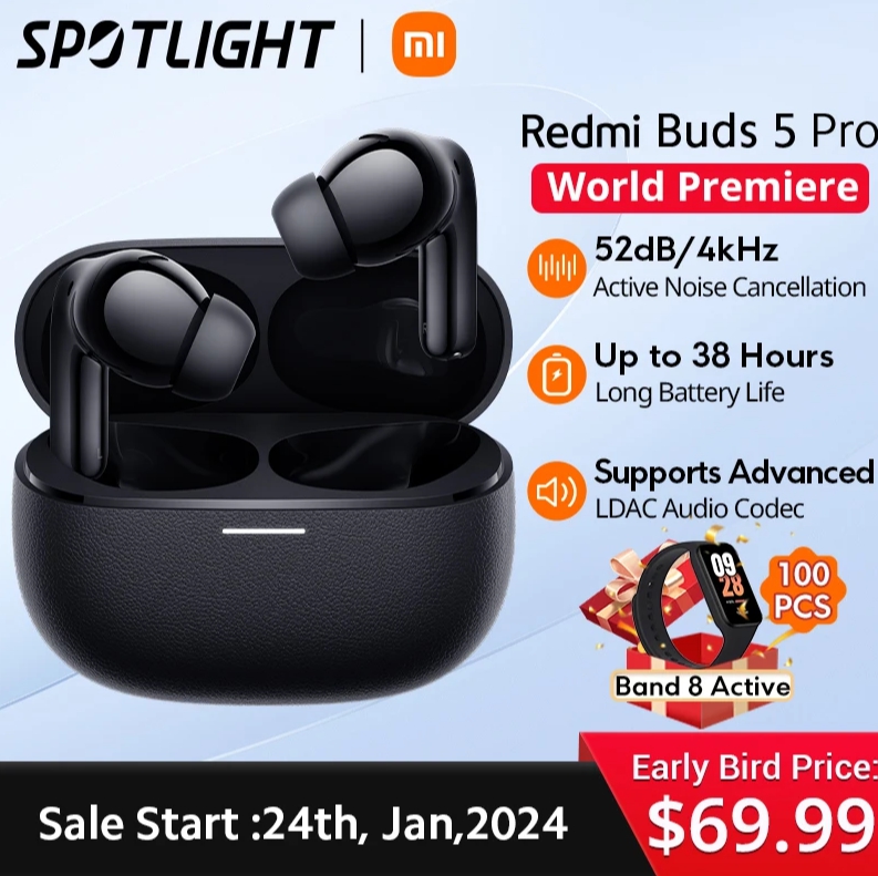 Беспроводные наушники Xiaomi Redmi Buds 5 Pro