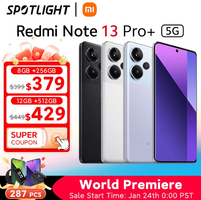 Смартфон Xiaomi Redmi Note 13 Pro Plus 5G