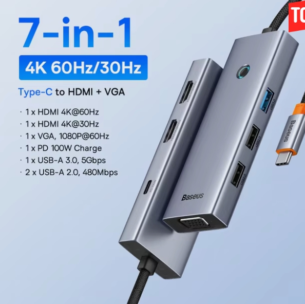 Baseus USB-концентратор типа C